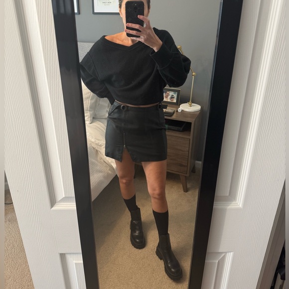 Free People Leather Skirt - Picture 5 of 5